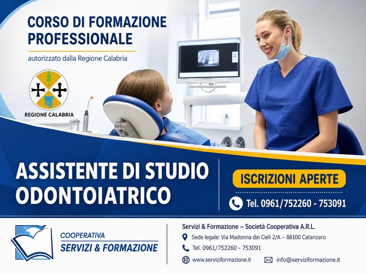 Assistente di Studio Odontoiatrico ASO - iscrizioni aperte